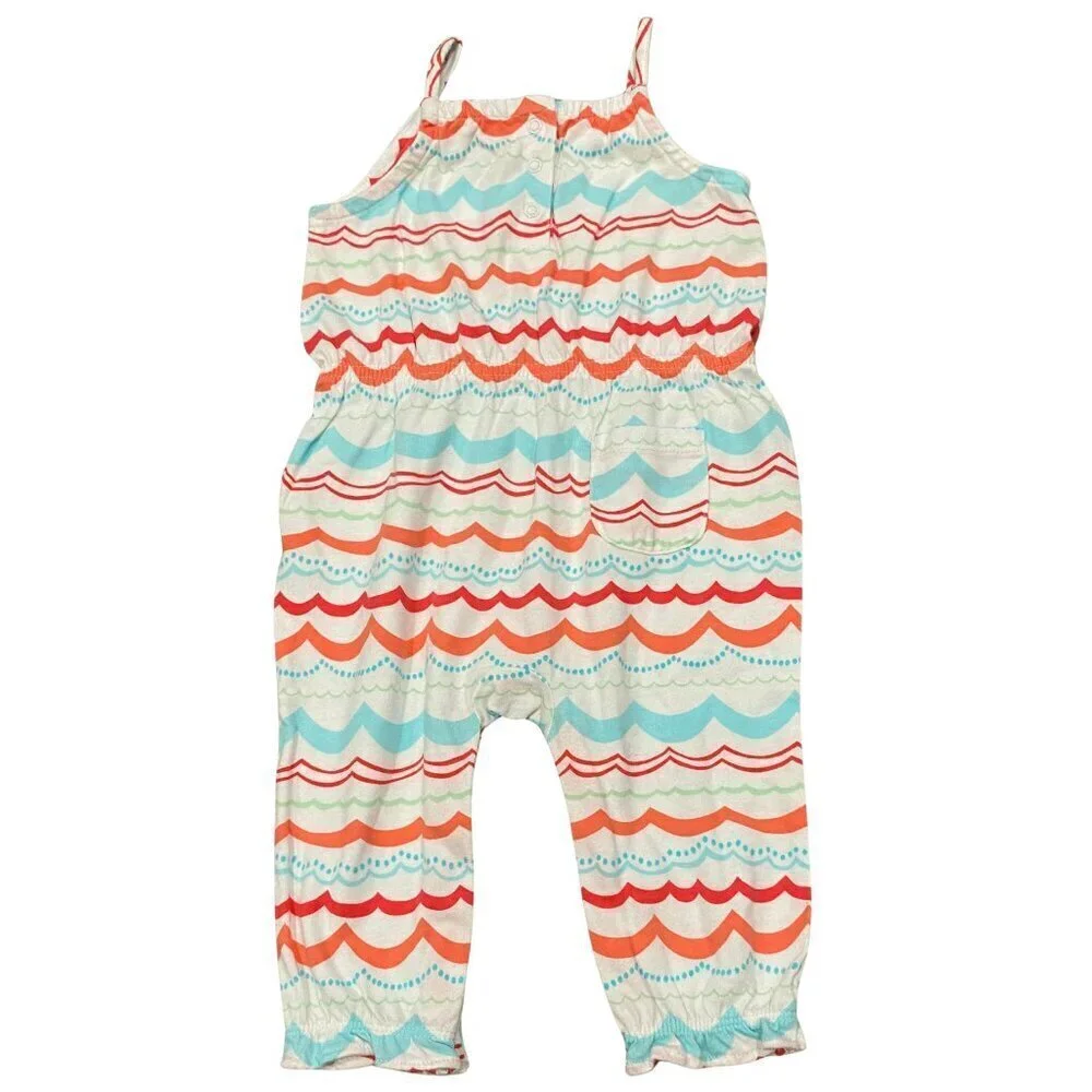 Gymboree Baby Girl Spring Vacation Ocean Romper - New!